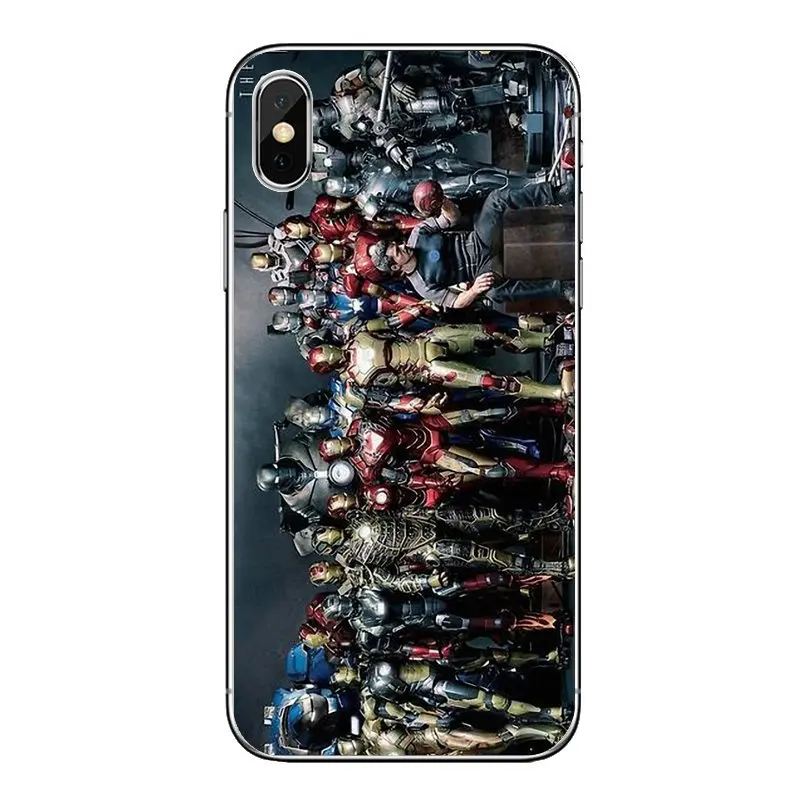Soft Cases For Huawei P20 Lite Nova 2i 3i 3 GR3 Y6 Pro Y7 Y8 Y9 Prime 2018 2019 The Avengers Superhero iron man Robert Downey Jr |