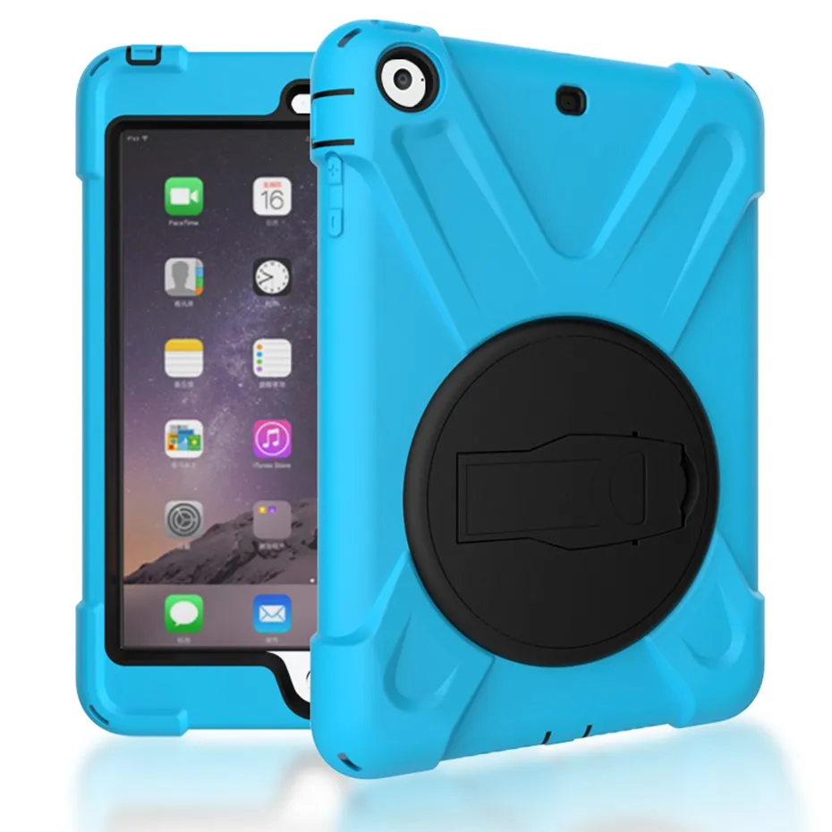 Чехол для ipad mini 1 2 3 ручной ударопрочность всего тела крышка Ручка Стенд рукавом для ipad mini чехол capa funda