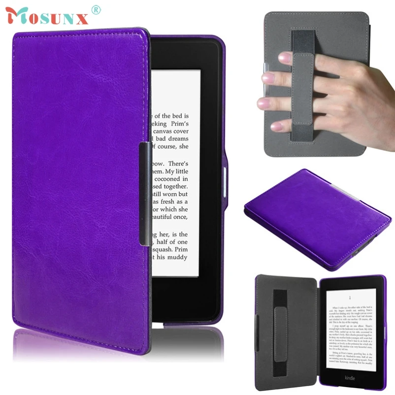 MOSUNX чехол для планшета Mosunx Магнитный Премиум ультра тонкий кожаный умный Amazon Kindle