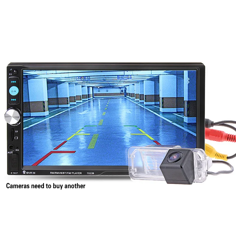 2 дин видео плеер 7 ''HD Сенсорный экран 1080 P Bluetooth стерео радио FM/MP3/MP4/MP5/Audio/USB/TF