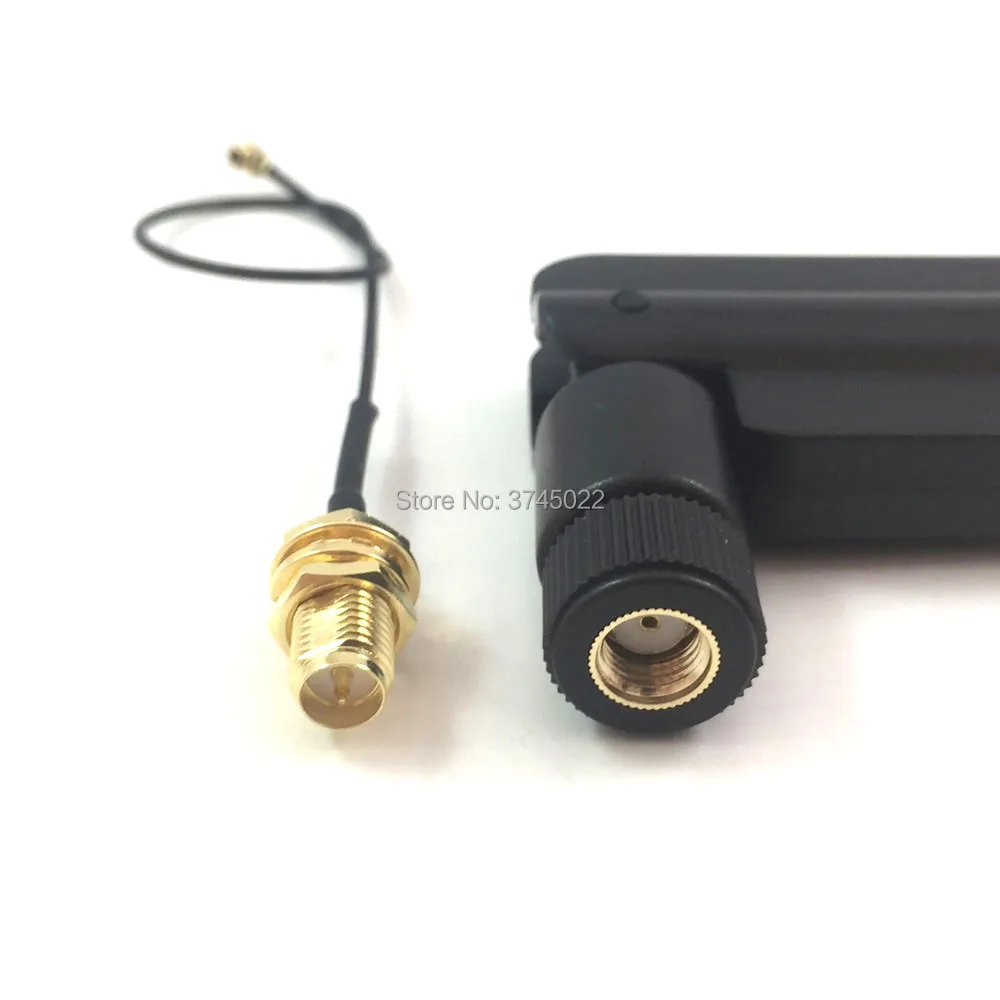 1 шт. 2 4g Wi Fi антенна с высоким коэффициентом усиления 18dbi rp Sma Штекерный разъем + ipex