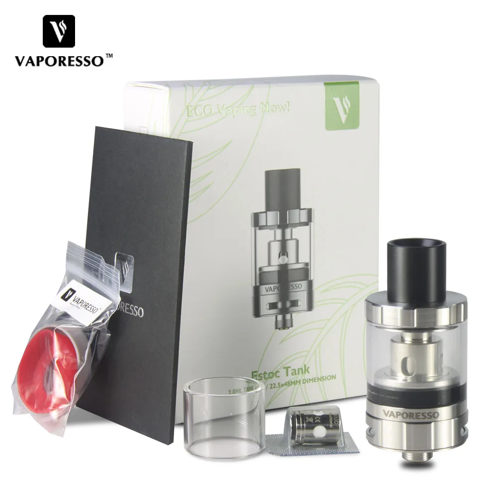 Оригинальный Vaporesso Estoc бак 2 мл с керамической EUC традиционная катушка атомайзер