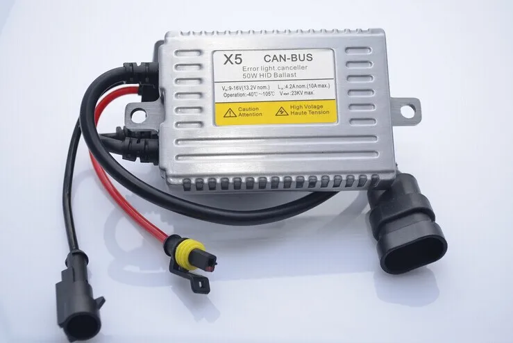 Бесплатная доставка 55 Вт HID балласт высокой мощности DLT X5 CANBUS тонкий ксеноновый