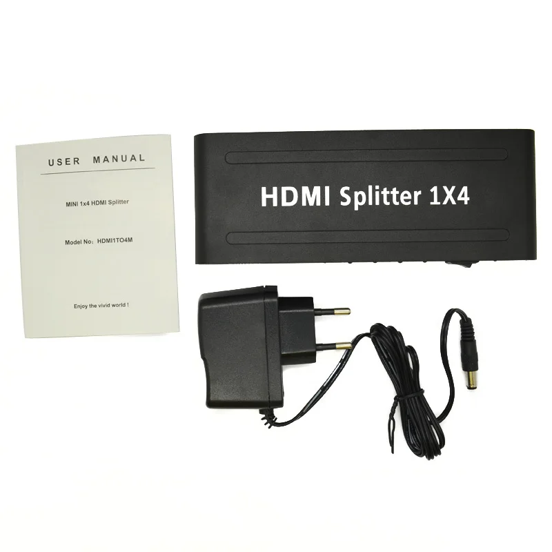 4 Порты и разъёмы HDMI Splitter 1 в из Аудио Видео V1.3b 1080 P 1x4 К усилители домашние для HD ТВ