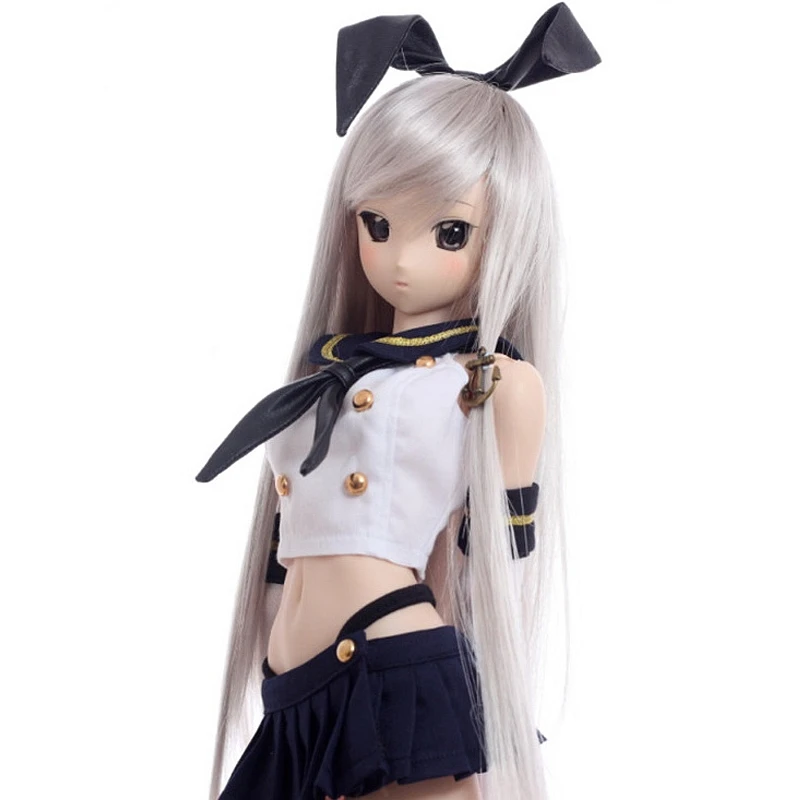[Wamami] 252 # CosAnime Kantai Shimakaze Dakimakura костюм/платье 1/4 MSD SD DZ ADOD BJD Dollffie|suit and dress bags|suit racingsuit for