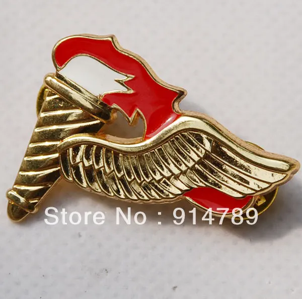 Значок из ПАРАШЮТИСТА с металлическими крыльями для спецназа армии США воздушно