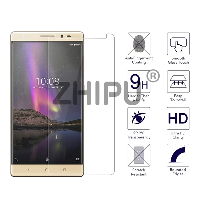 Для lenovo Phab 2 Plus PB2-670N 6 44 дюймовый защитный экран стекло 9H закаленное для планшет
