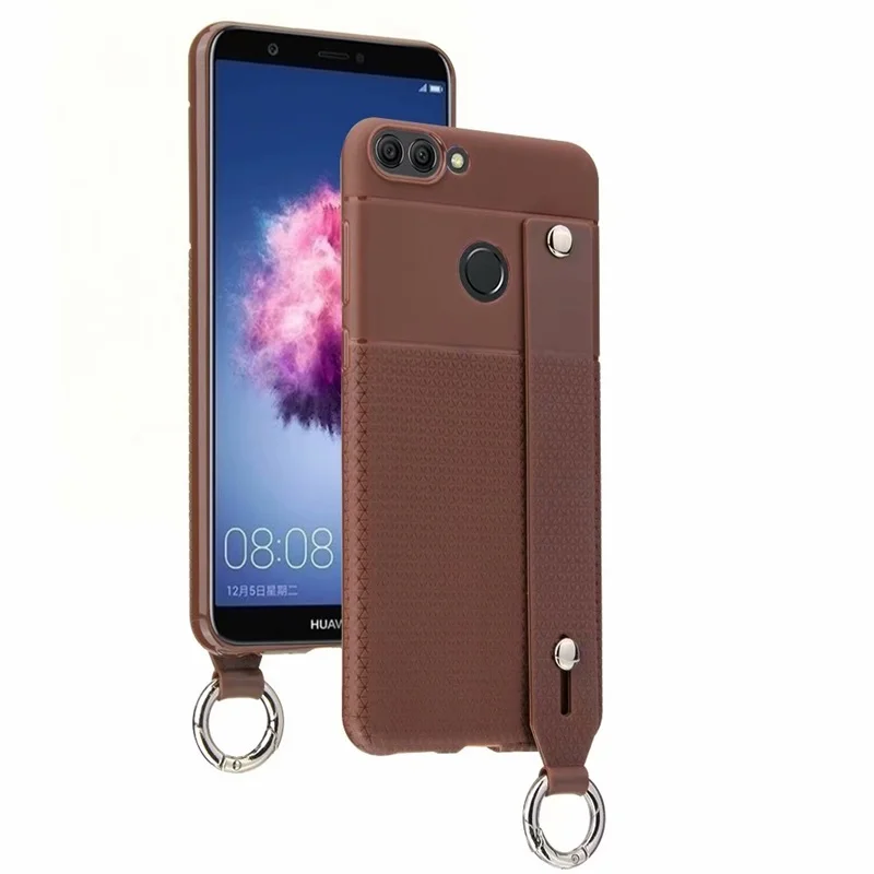 Чехол для huawei P Smart Cover Кожаная подставка из ТПУ держатель ремешок мягкий чехол Coque для huawei P Smart Plus FIG-LX1 чехол kimTHmall