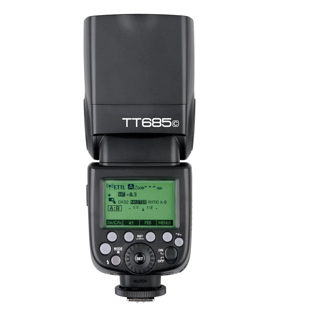 Вспышка для камеры Godox, 2,4 ГГц Высокая скорость 1/8000s GN60 TT685C/N/S/O/F для Canon EOS/Nikon DSLR/sony/Olympus Panasonic/Fujifilm