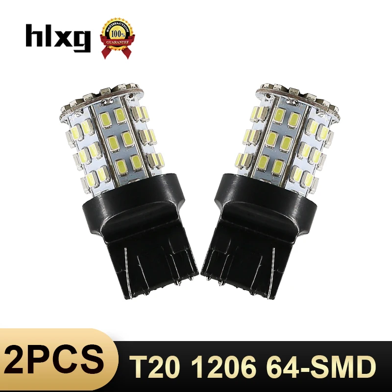 HLXG 2x7440 парковочный SMD DC резервный T20 лампы 7440 светодиодный светильник для салона