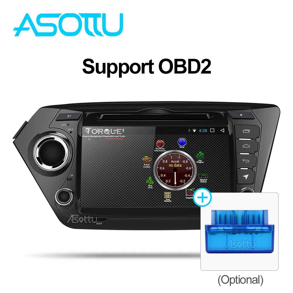 Asottu ZK28060 г 2 г+ 32 г android 7,1 автомобиль dvd gps плеер автомобиля Радио gps навигация видео плеер для Kia rio k2 автомобильный мультимедийный плеер