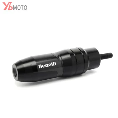 Black Для Benelli Leoncino 500 LeonineX TNT 125 135 Jinpeng 502 TRK502 мотоцикла с ЧПУ Краш колодки выхлопные Ползунки Краш протектор - Цвет: Black