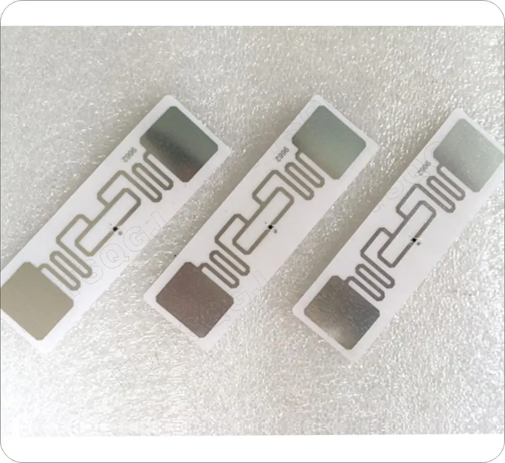 

ISO18000-6C RFID UHF label / rfid sports timings chip alien 9662 read/write label stickers uhf rfid tag marathon 840-960mhz
