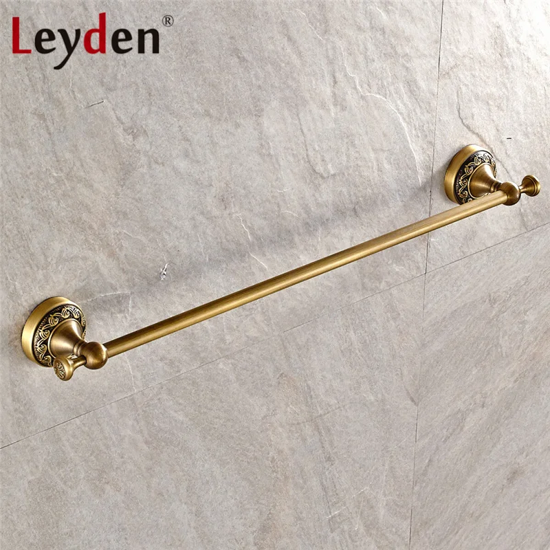 Leyden однотонная латунная винтажная античная латунь/ORB Одиночная вешалка для