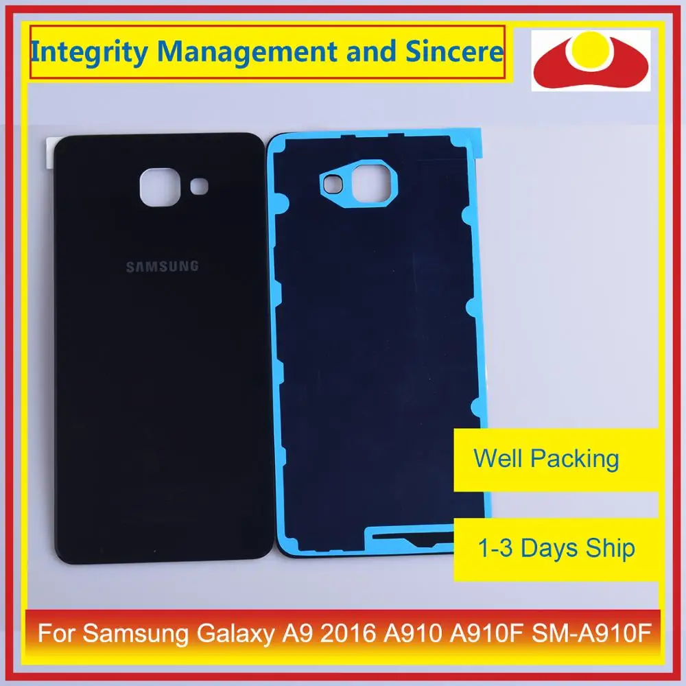 Для samsung Galaxy A9 Pro A910 A9100 A910F Корпус Батарея дверь задняя крышка корпуса Корпус сменная часть