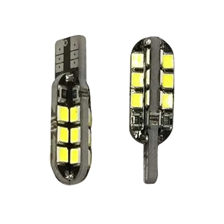 10 шт. Автомобильные светодиодные лампы T10 24 SMD W5W 194 168 2835 CAN|auto lamp|w5w canerror free |