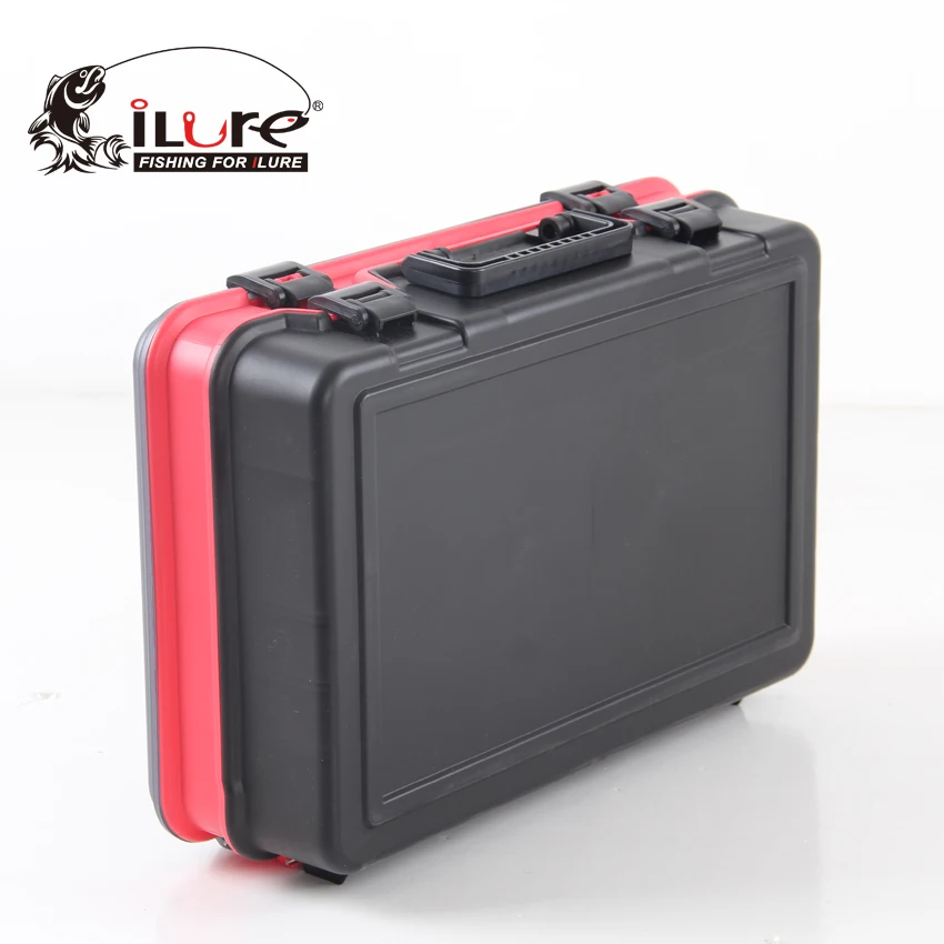 ILure 12*38,5*26 см, пластиковая коробка для рыболовных снастей, запасные части, коробка для рыболовных принадлежностей, коробка для рыболовной приманки, чехол для приманки