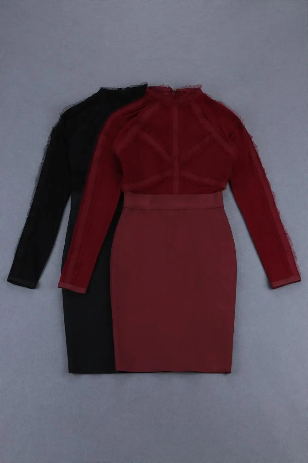Deavogy 2018 Новый Vestido Для женщин пикантные сетчатые Лонгслив район Эластичный бинт