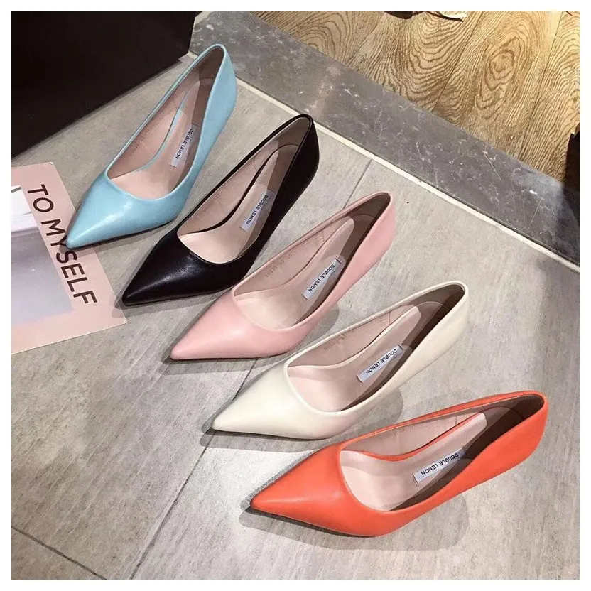 DONLEE QUEEN Female Women Pumps Sexy High Thin Heel Pointed Toe Shallow Shoes For Party Wedding Shoe Lady Pumps zapatos de mujer