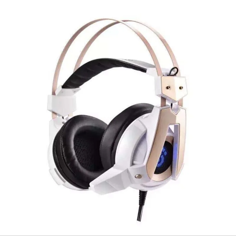 Профессиональная игровая гарнитура для ПК компьютерная светящиеся наушники