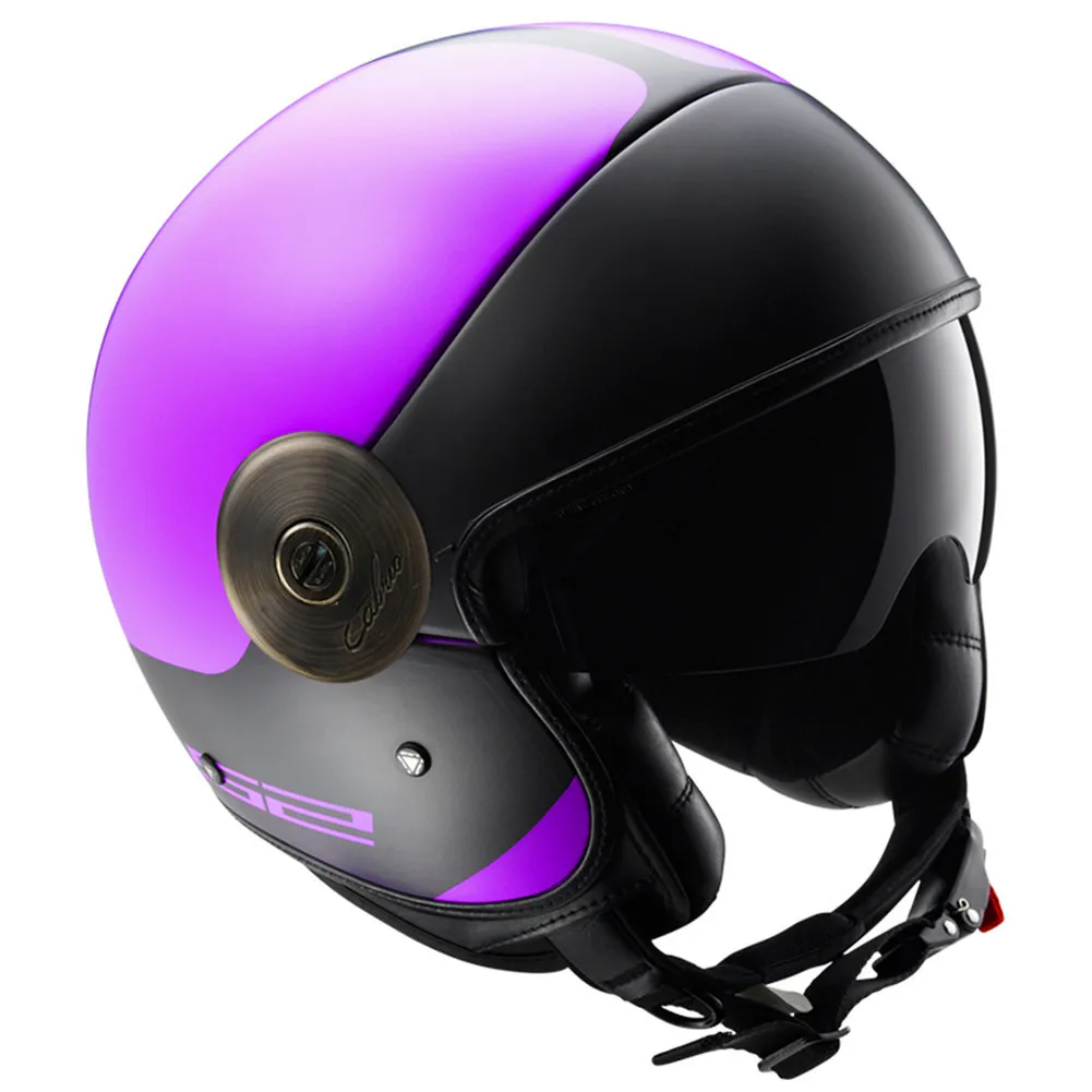 LS2 Кабриолет через мотоцикл реактивный шлем с открытым лицом скутер мотошлем Casques