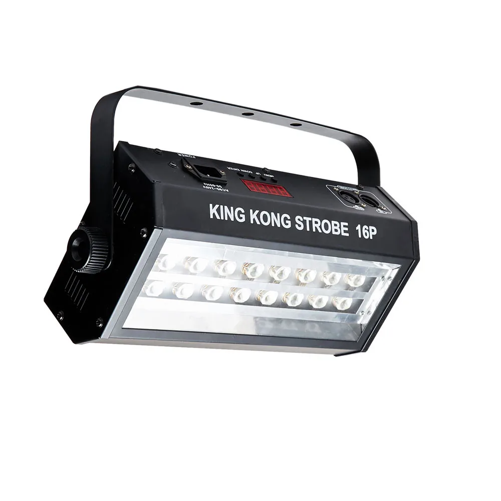 High Power Disco DJ KING KONG 400W LED Strobe Light 2X8P 16pcs 20W White Colorful Flash | Лампы и освещение
