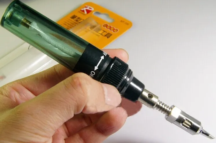 Бесплатная доставка!! беспроводное Перо Форма Бутан Паяльная Утюг Инструмент с 4