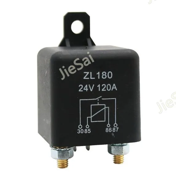 Высокомощное автомобильное реле непрерывной работы и запуска 24 В 120A