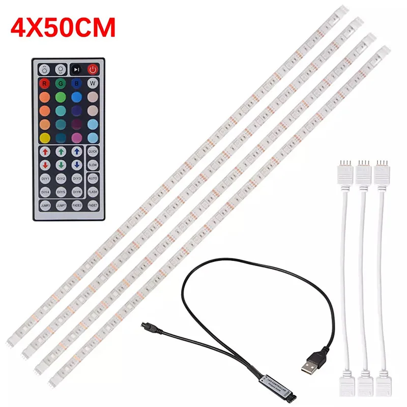 СВЕТОДИОДНАЯ лента SMD 5050 с USB кабелем 5 в постоянного тока комплект для