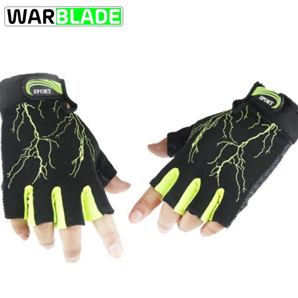 WarBLade 2018 New Sports Gloves Half Finger Biking Cycling for Men &amp Women Anti-Skip Spring Fall Guantes Ciclismo | Спорт и