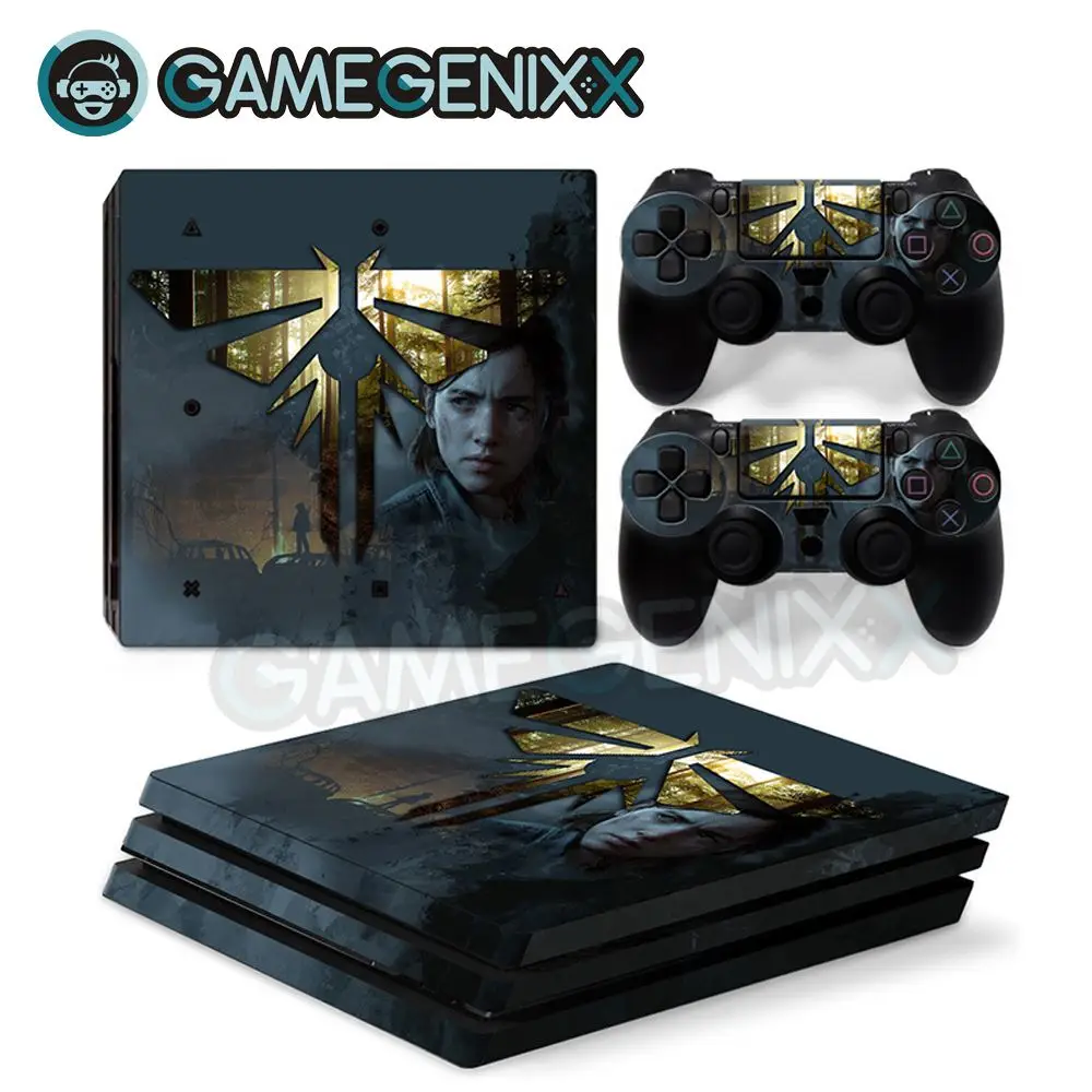 GAMEGENIXX Кожа Наклейка виниловая наклейка для PS4 Pro консоли и 2 контроллеров-последний из нас