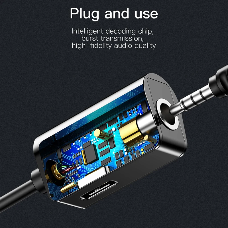 Baseus USB C адаптер типа OTG C до 3,5 мм разъем type-c Aux аудио разъем для Xiao mi Red mi Note 7 mi 9 huawei mate 30 P30 P20 Pro