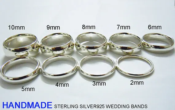 Прочное мужское кольцо Wellmade из серебра 925 пробы 8 мм|band ring|ring bandring ring |