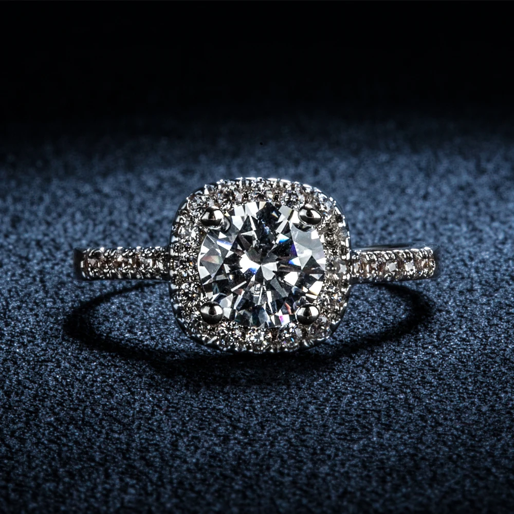 Стразы AAA ювелирные наборы изделия белого золота ожерелье серьги квадратное