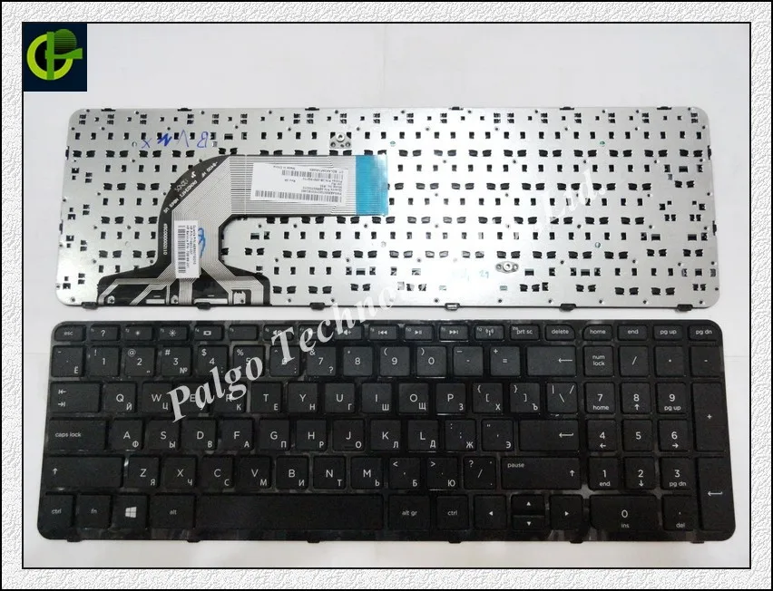 Русская клавиатура для HP 250 G2 G3 255 256 15 d051sr n060er n060sr n061sr n062sr RU черная с рамкой|keyboard for