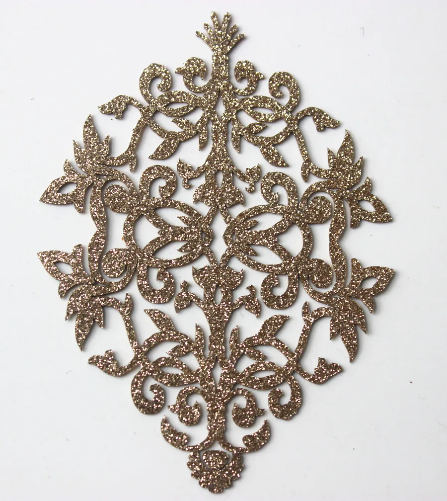 10 шт. блестящая Золотая переводная фольга Принтер утюжок наклейки аппликация из