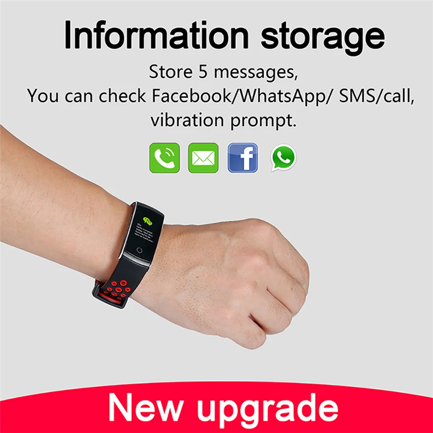 Смарт-часы Q8 спортивные пульсометр кровяное давление FitnessTracker смарт-трекер