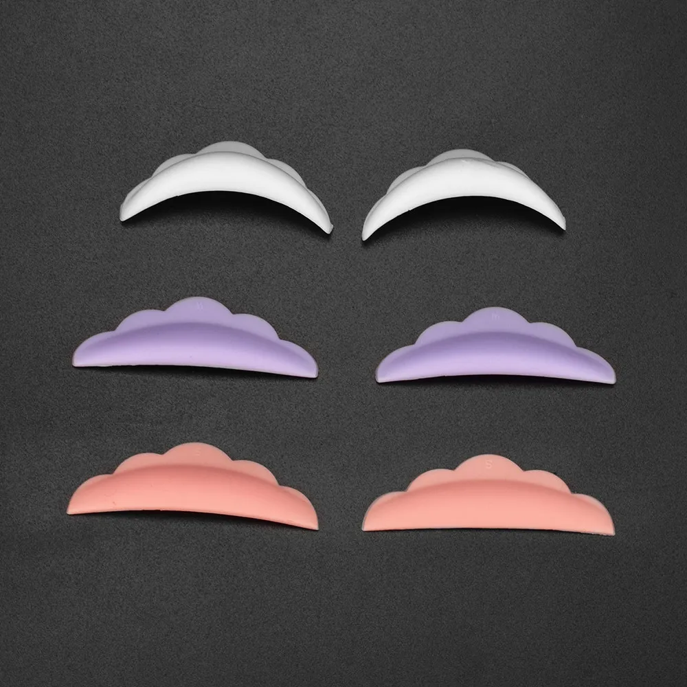 3 пары искусственных магнитных гелевых подушечек для завивки ресниц