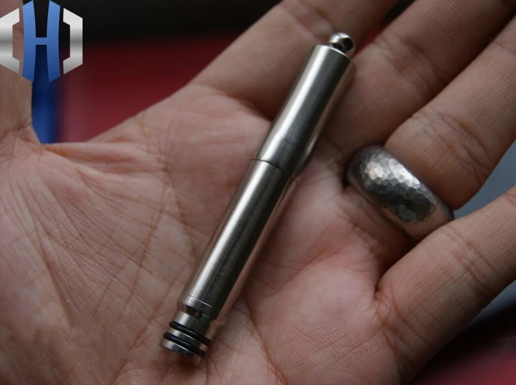EDC Titanium ручка для ключей портативная маленькая улицы металлическая шариковая