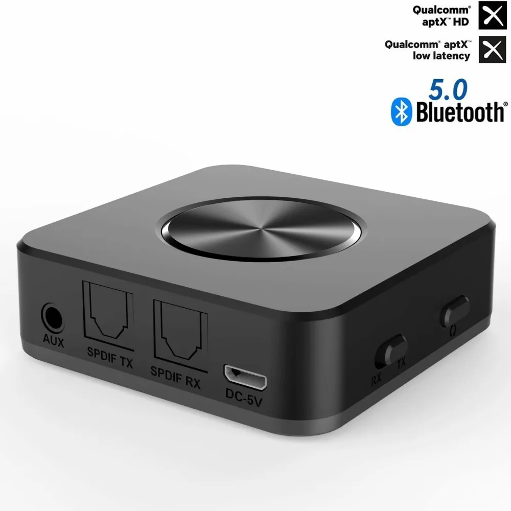 CSR8675 APTX Bluetooth адаптер 2в1 5,0 беспроводной Bluetooth приемник передатчик для ТВ ПК аудио адаптеры с 3,5 мм разъем