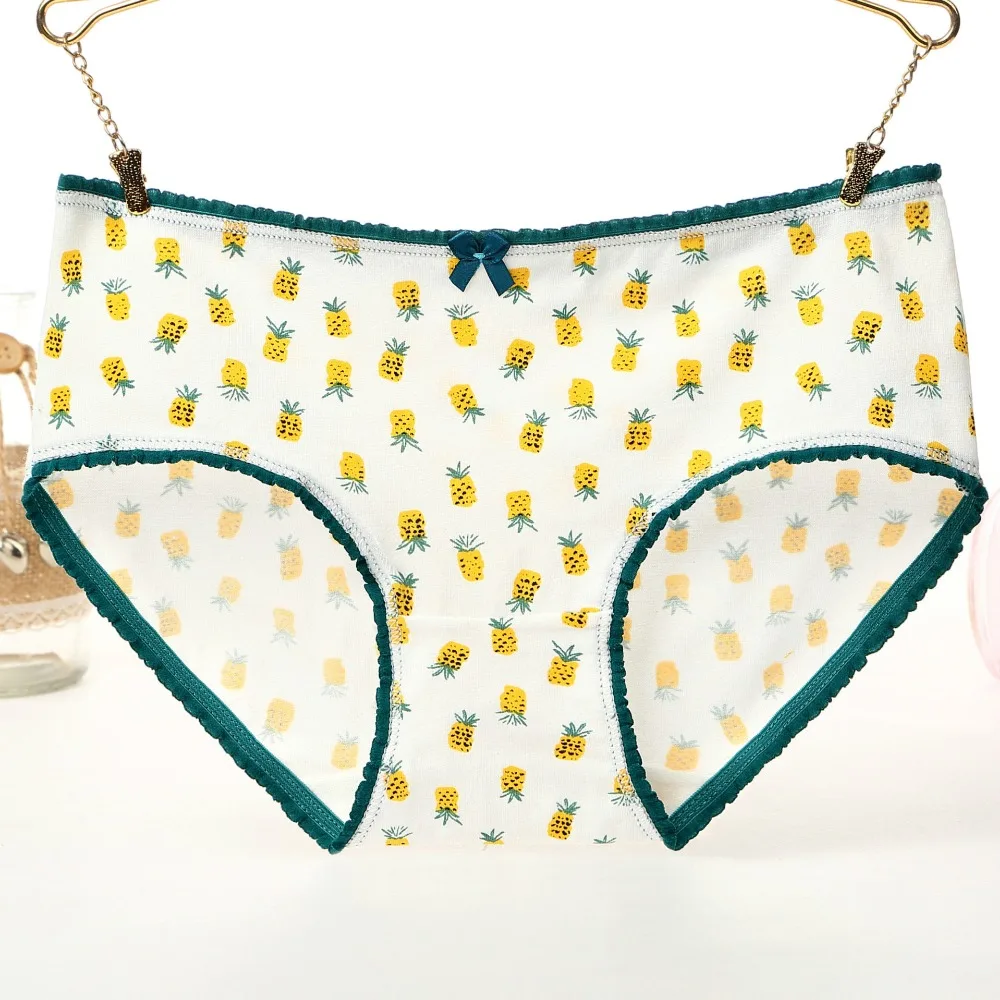 1 шт./партия трусики нижнее белье для женщин хлопковые трусы девочек милые с