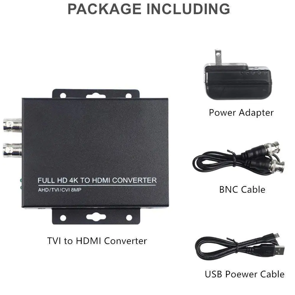 HD 8MP AHD CVI TVI CVBS to HDMI совместимый преобразователь тестер камеры видеонаблюдения с