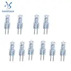 Комплект из 10 сверхгалогенных двухштырьковых ламп, 6 в, 5 Вт, 5 Вт, сменная лампа теплого белого света G4