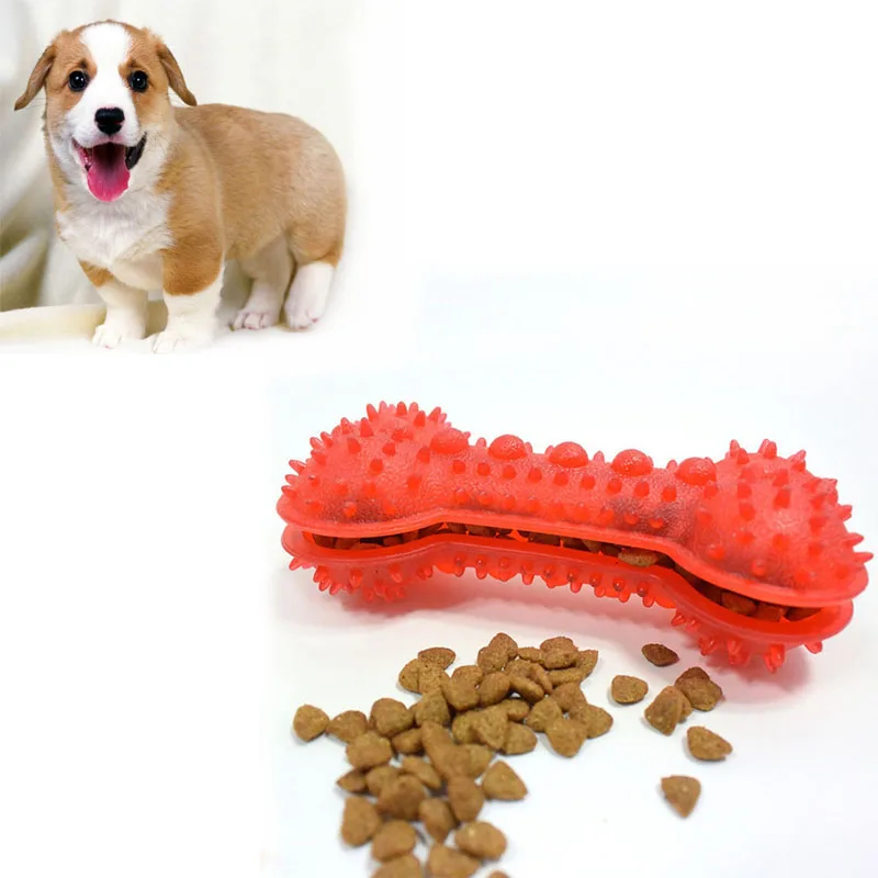 Large Size Toys for Dogs Funny Food Dispenser Dog Toy Chew Anti Bite Interactive Training TPR Durable Treat Ball | Дом и сад