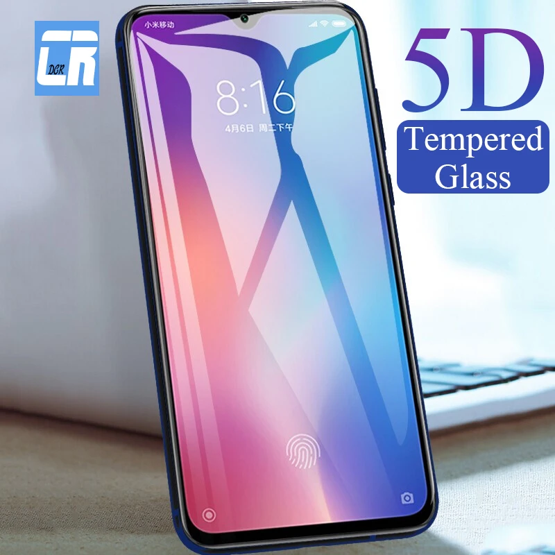 5D изогнутое полное покрытие закаленное стекло для Xiaomi 9 se 8 Pro Explorer Mi8 Lite защита