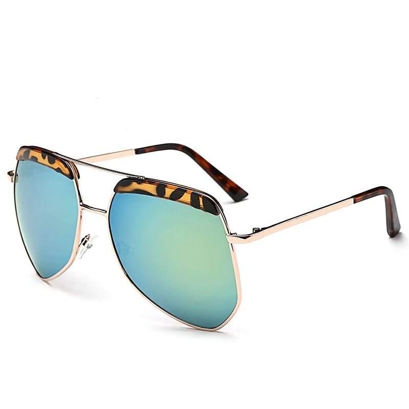 2016 серый муравей солнцезащитные очки круглое зеркало большой на цветной фильм и