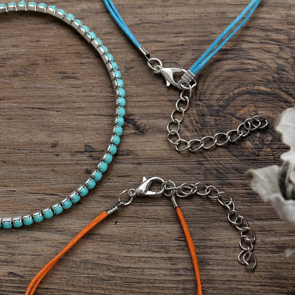 Новый Богемский Браслет на лодыжку браслет черепаха браслеты с бусинами из