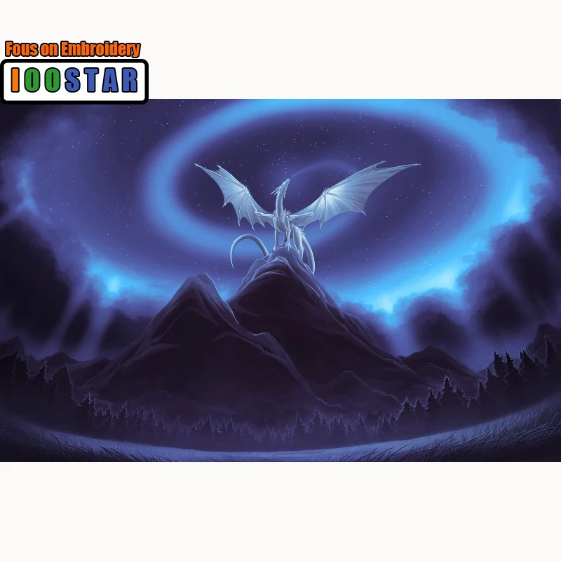 DIY 3D Алмазная Живопись Мультфильм полный квадрат Вышивка крестом звезда небо