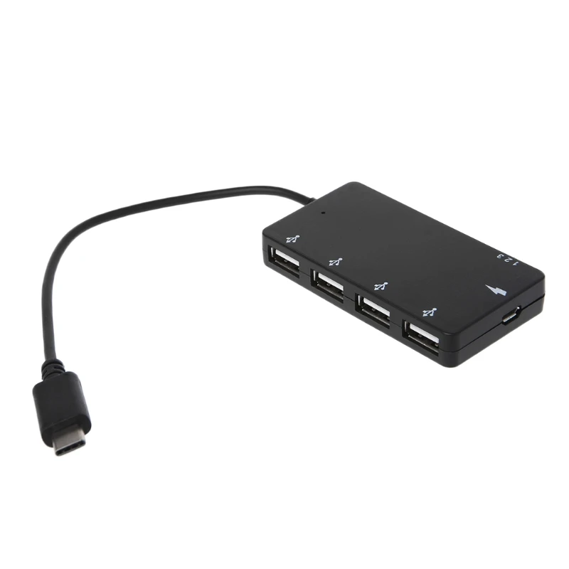 4 Порты и разъёмы usb-хаб Тип C OTG адаптер для зарядного устройства для смартфонов Tablet PC/Mac OS аксессуары для ноутбуков