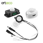 Инфракрасный датчик движения DC5V-24V 12 В с PIR-индикатором для светодиодных лент, разъем постоянного тока